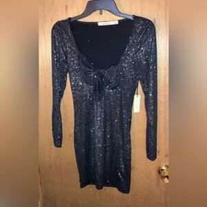 Sparkly black dress new with tags